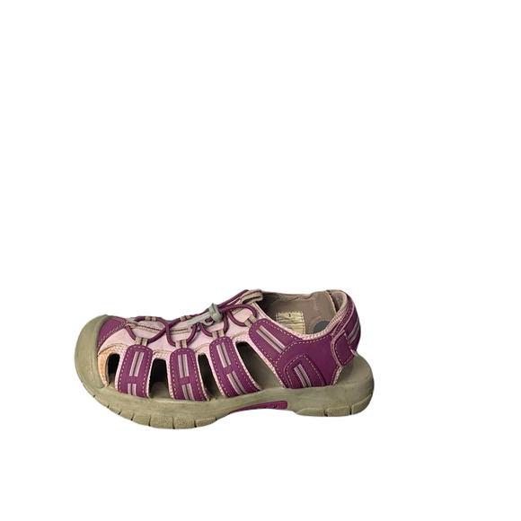 Khombu Girls Water Sandals Size 3 Purple & Pink with Adjustable Strap - Picture 6 of 8